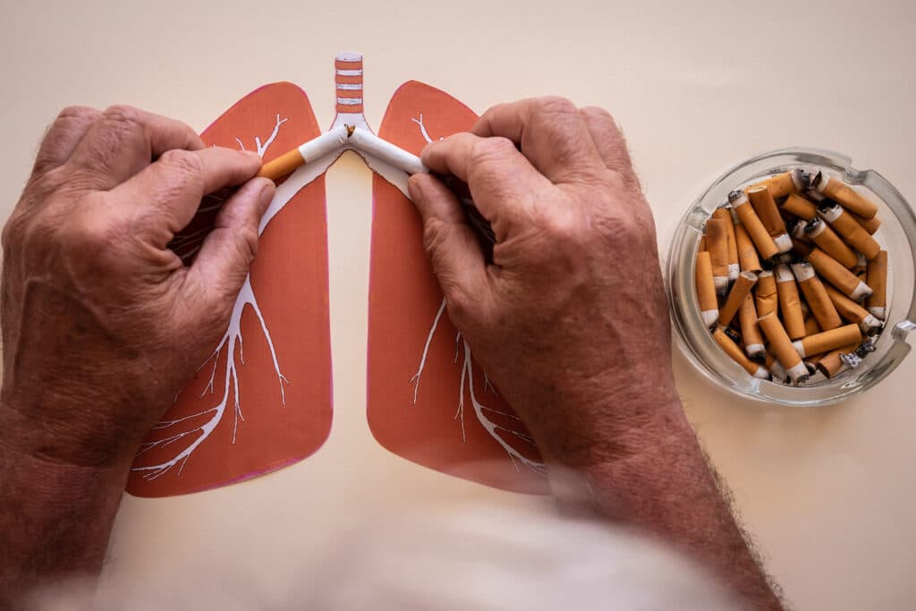 Home care assistance can help seniors with support when quitting smoking.